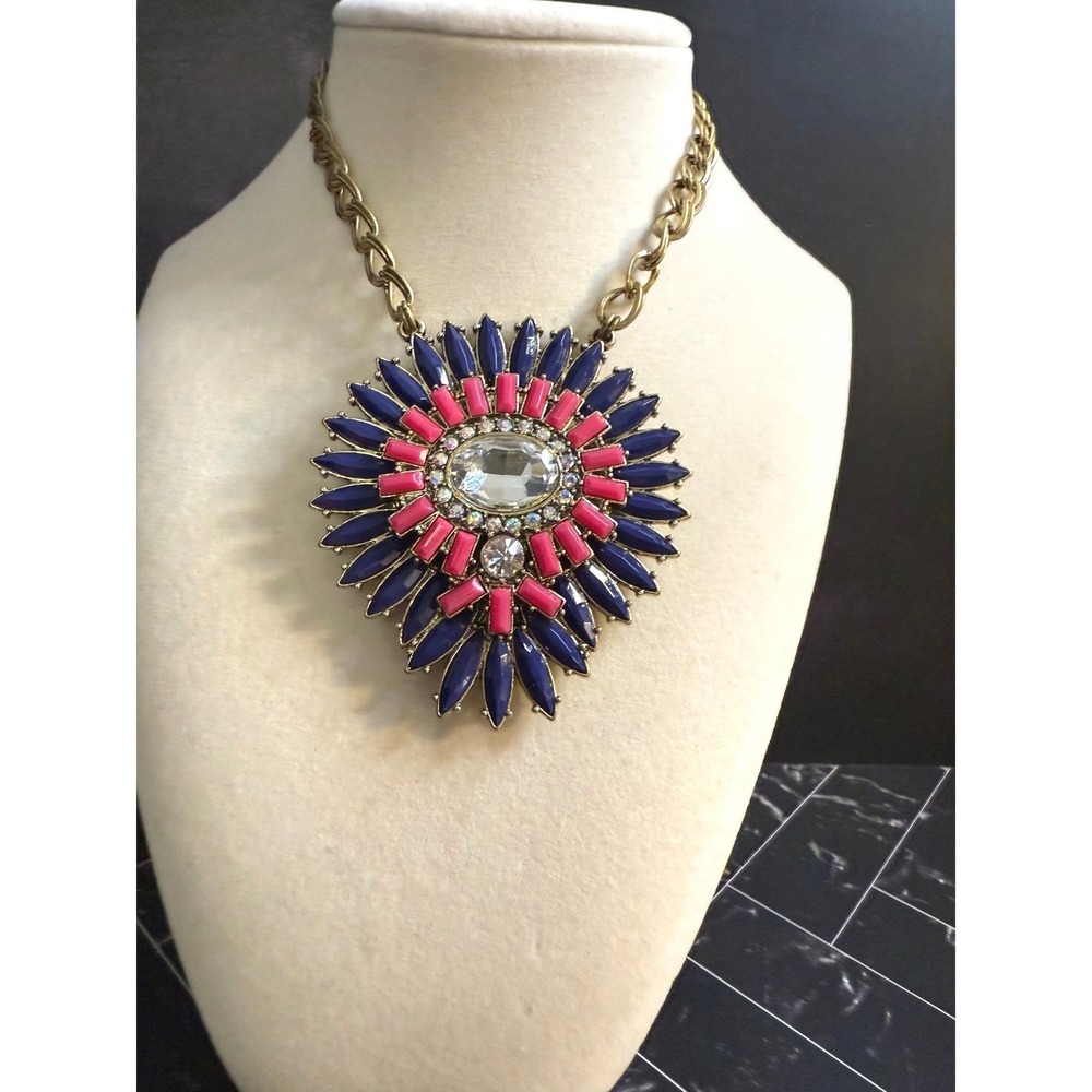 Vintage Premier Designs Reversible Statement Pendant